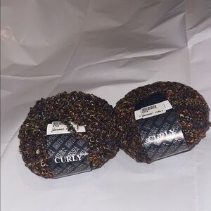 Filatura di crosa Curly Brown and Multicolor Yarn (color 112) 2 skeins